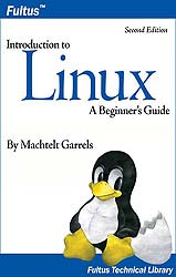 Front cover of the Intro to Linux guide, featuring a baby penguin that has just come out of the egg.